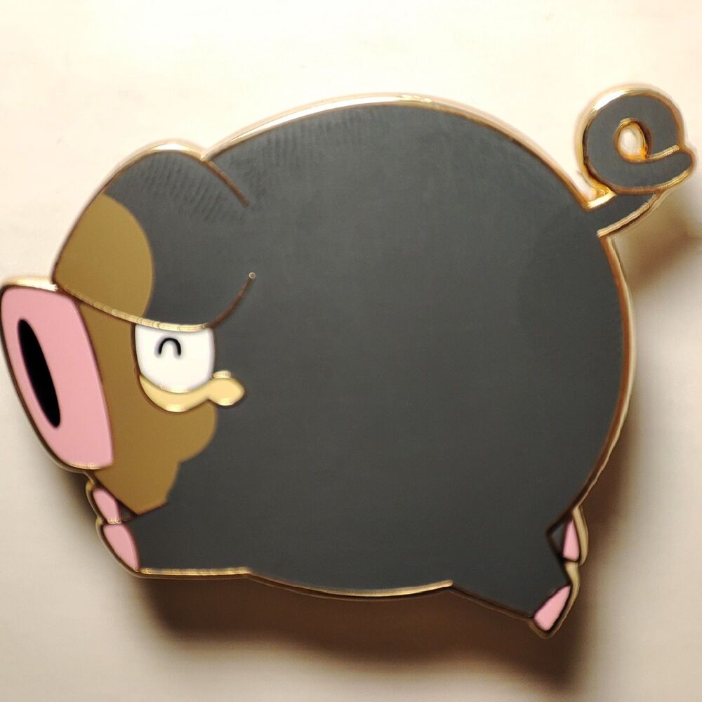 Pokemon TCG Happy Lechonk Enamel Pin Official Nintendo Lapel Badge Figure